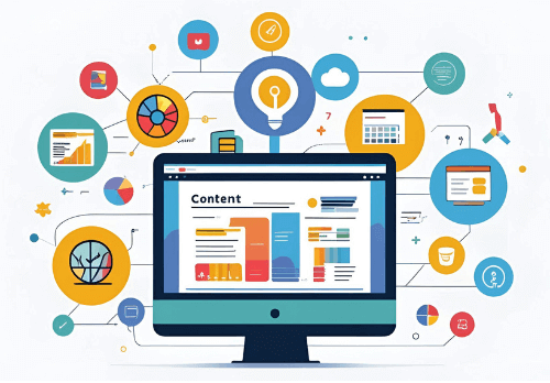 Analyse du contenu des pages d'un site internet pendant un audit gratuit.