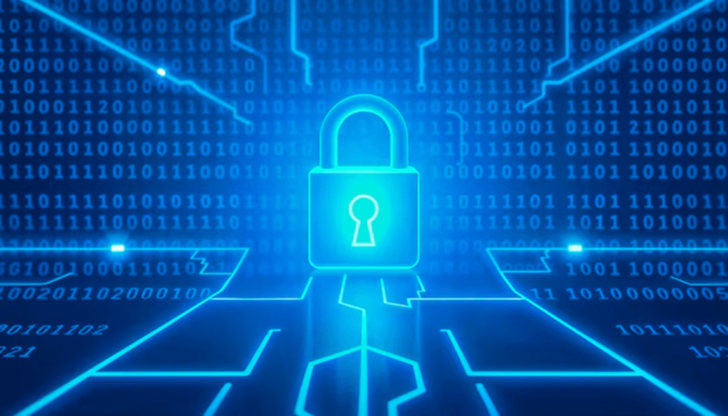 Un cadenas numérique pour signifier la sécurité en ligne.